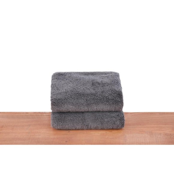 SOFTSIES Gri  Organik,vegan,900 Gsm,El Havlusu 2 Adet 30x50cm - Gri