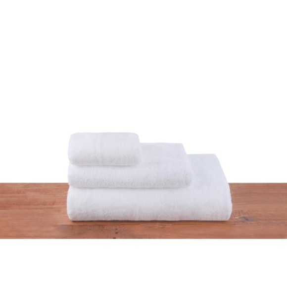  SOFTSİES Beyaz Organik,vegan,900 Gsm,3'lü Havlu Seti 30x50,50x90,90x160cm - Beyaz