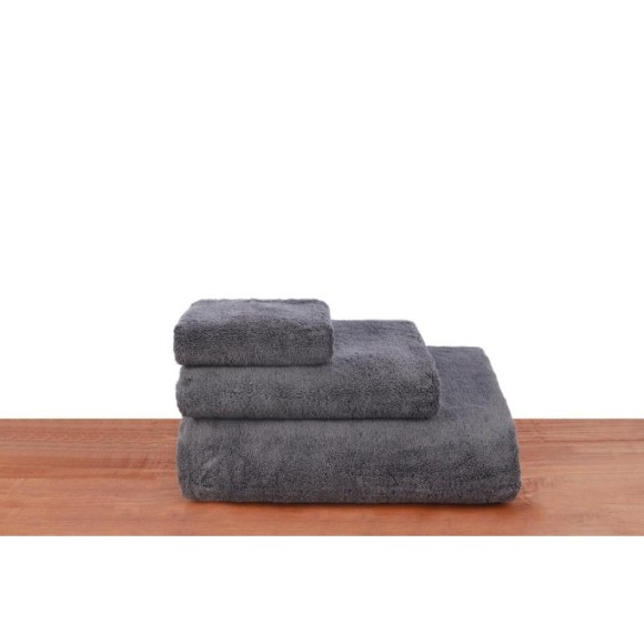  SOFTSİES Gri Organik,vegan,900 Gsm,3'lü Havlu Seti 30x50,50x90,90x160cm - Gri